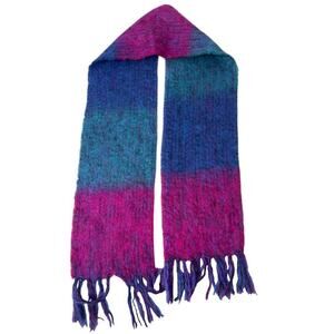 Irish - Donegal Pure New Wool Scarf - Donegal Moss Fleck - Handmade - Ireland